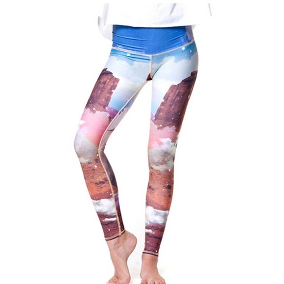 Teeki Women's Yoga Leggings Unicorn Style Size XS Pilates Fitness Gym Athleisure - Picture 5 of 8